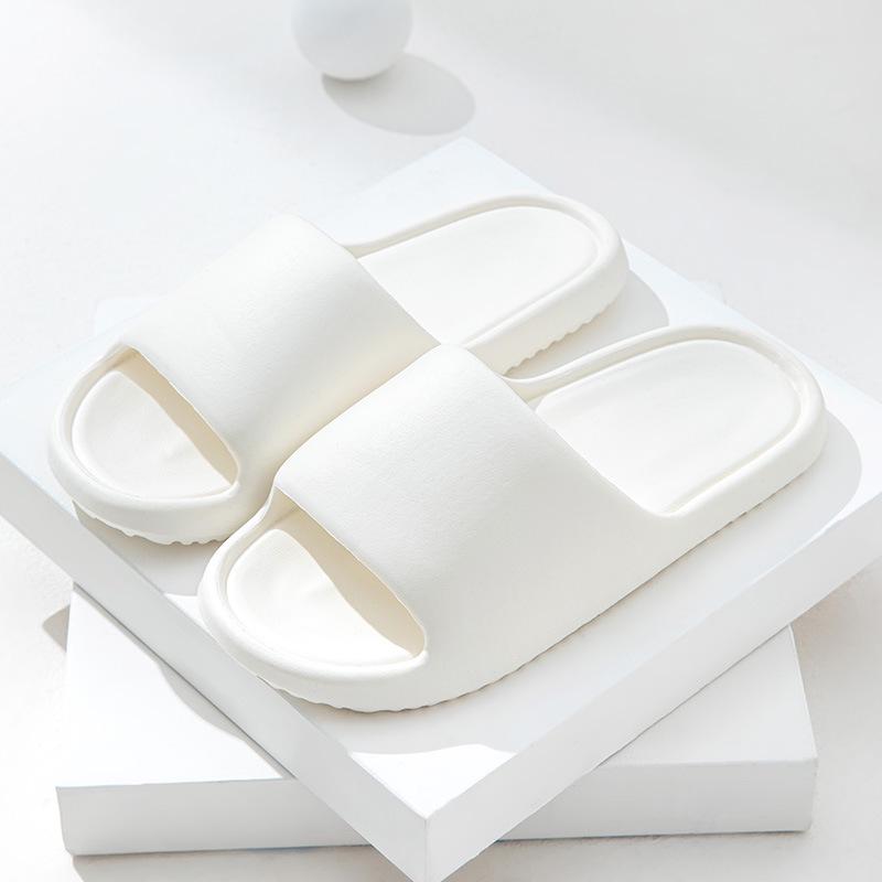 Summer Anti-Slip Thick Bottom Slippers for Couples: Trendy, Comfortable, and Cool for Home or Bathroom Use