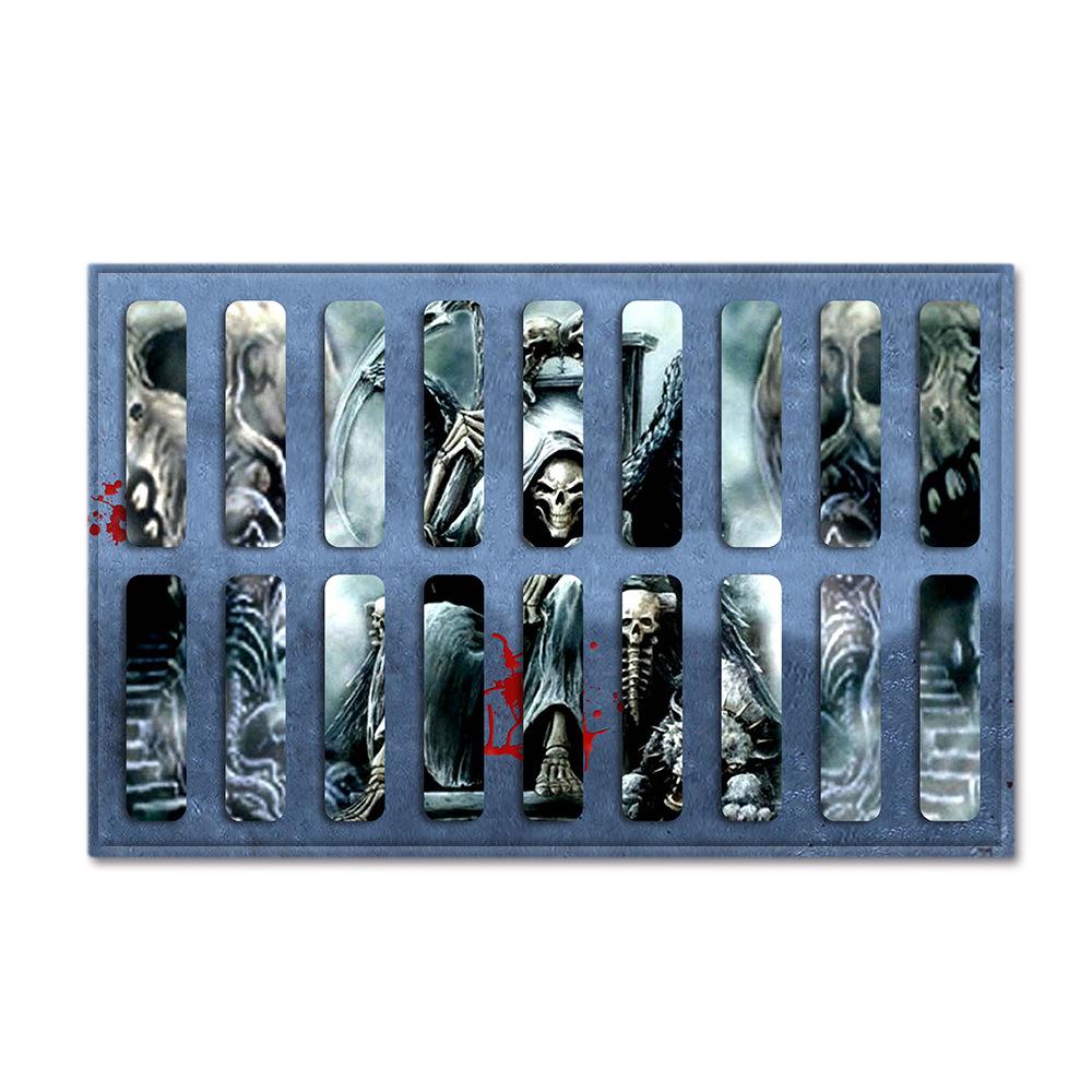 Hot Sale Halloween Series Manhole Clown 3D Thriller Grimace Non-Slip Floor Mat Bathroom Door Mat Factory