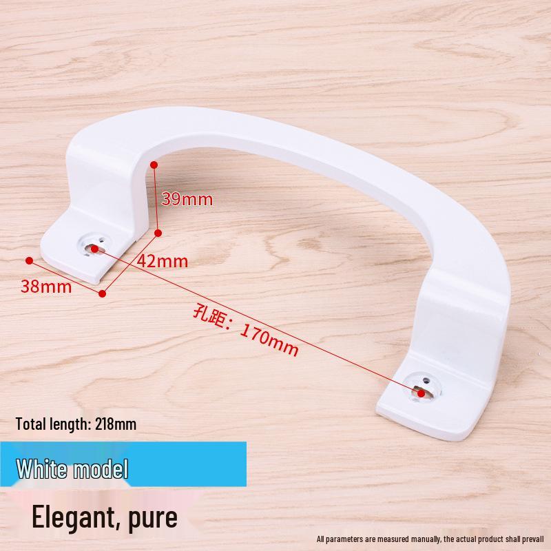 Manípulo Grande para Porta de Correr em Liga de Alumínio Dinggu - Montagem Superficial, Design Push-Pull