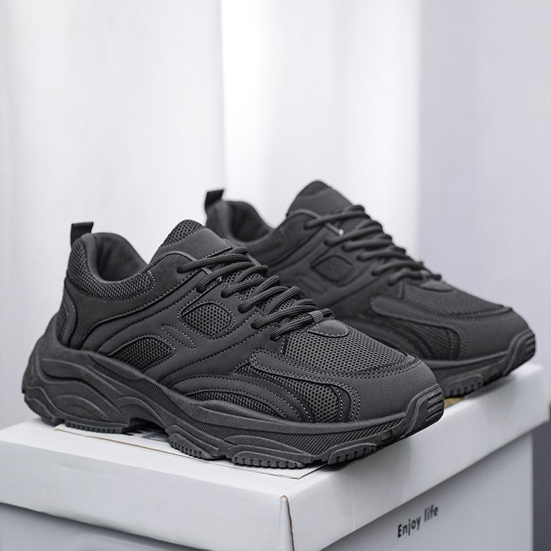 New Men's Outdoor Casual Sport Shoes Men Anti Slip Abrasion Comfortable Breathable Resistant Soft Thick Sole Lightweight Sneaker