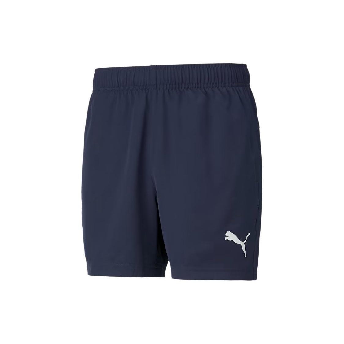 PUMA Active Woven 5 Inch Shorts  Navy  Men s 586728-06 XS