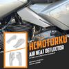 Motorcycle Mid-Frame Air Deflector Heat Shield Fit for Harley Touring Street Glide Road Glide FLHX FLTRX FLTRXSE CVO Limited 2024-2025 (Chrome)