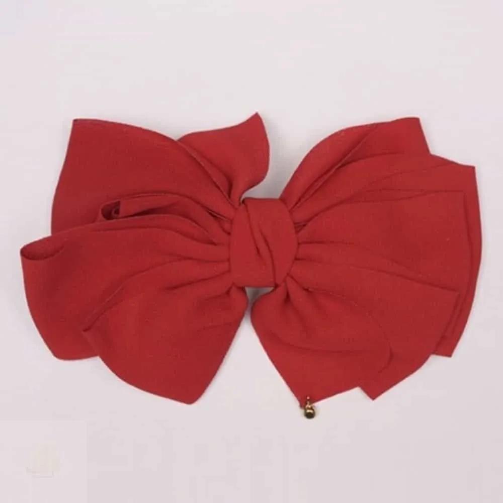 ASSHOP Red Layered Cubic Automatic Hairpin Point Pin