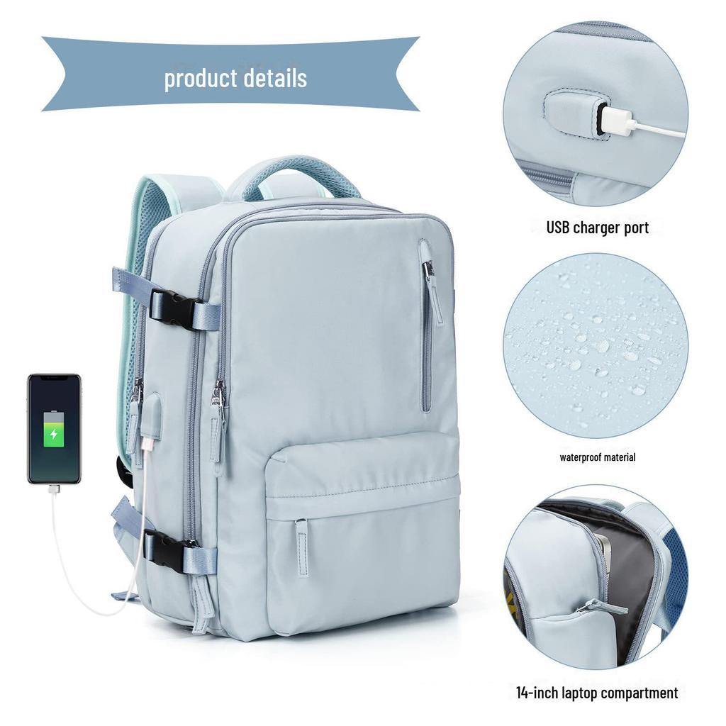 Korean Style High-Capacity School Backpack for Junior and High School Students