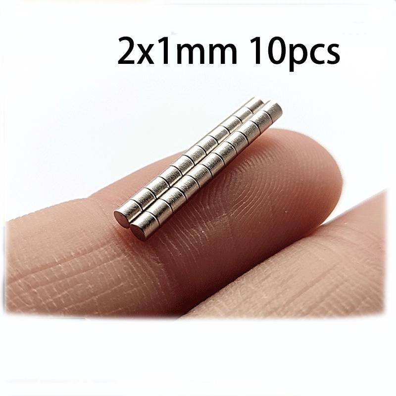 50/100pcs Magnets, 2x1mm & 3x1mm Tiny Round Disc for DIY Crafts, Models, Jewelry Repair