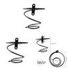 Modern Iron Wall Wine Rack With Hollow Design For Home Decor And Storage