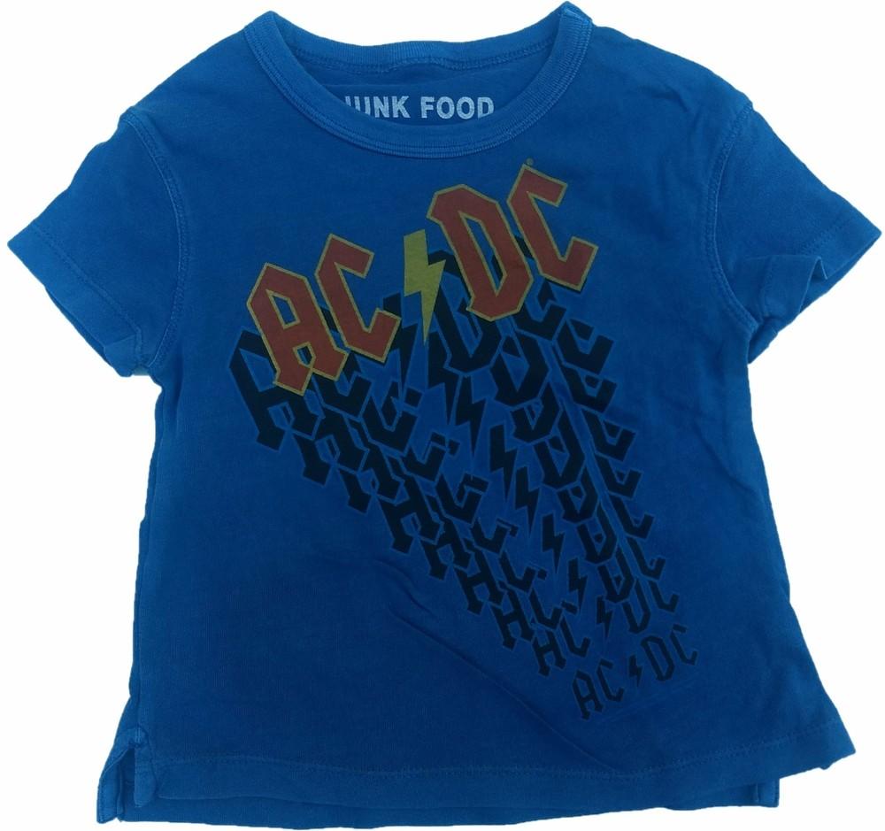 ACDC AC/DC Rock Band Blue Boys Toddler T-Shirt Unisex T-Shirt S
