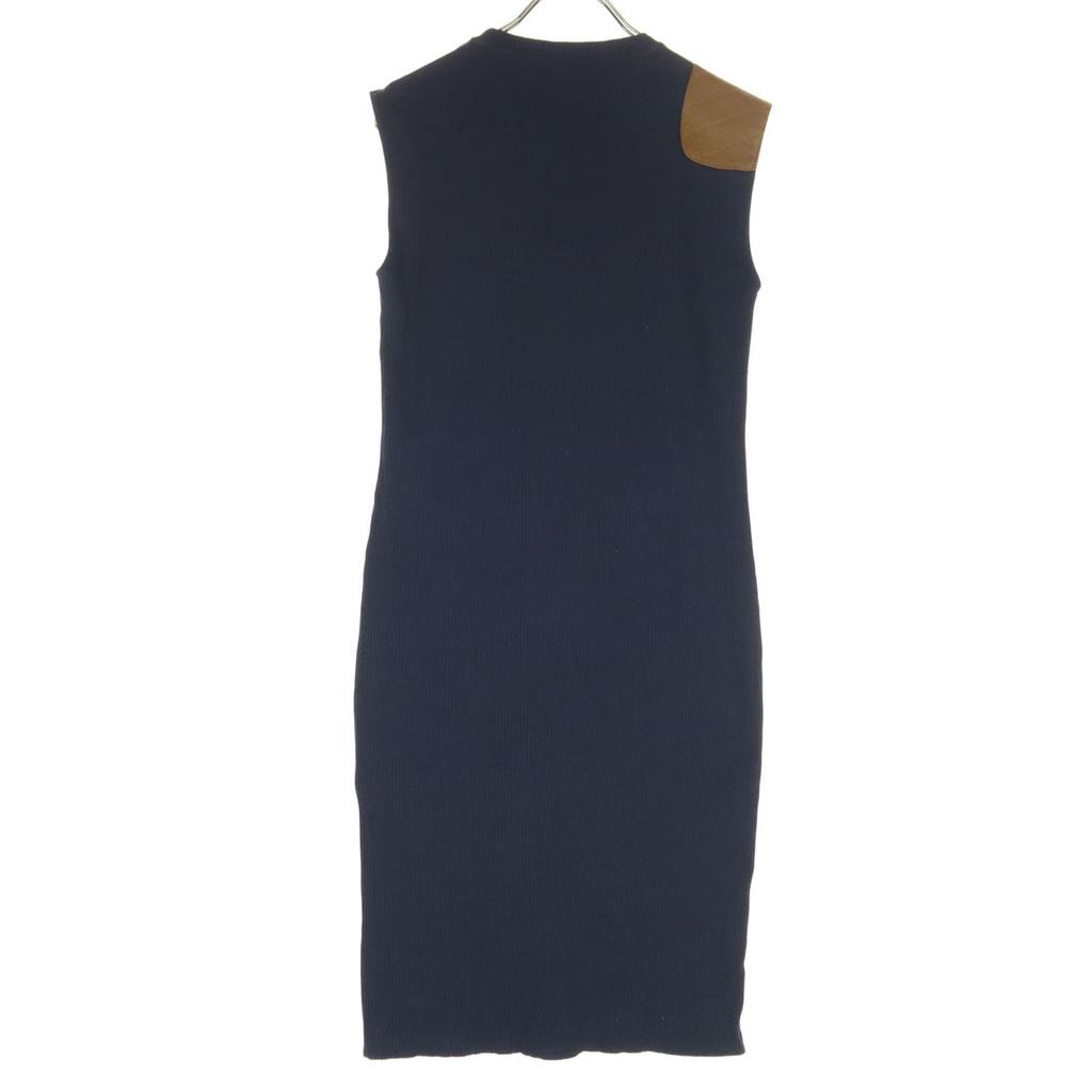 Beauty products POLO No sleeve knit mini dress S Navy Shoulder patch Women Used
