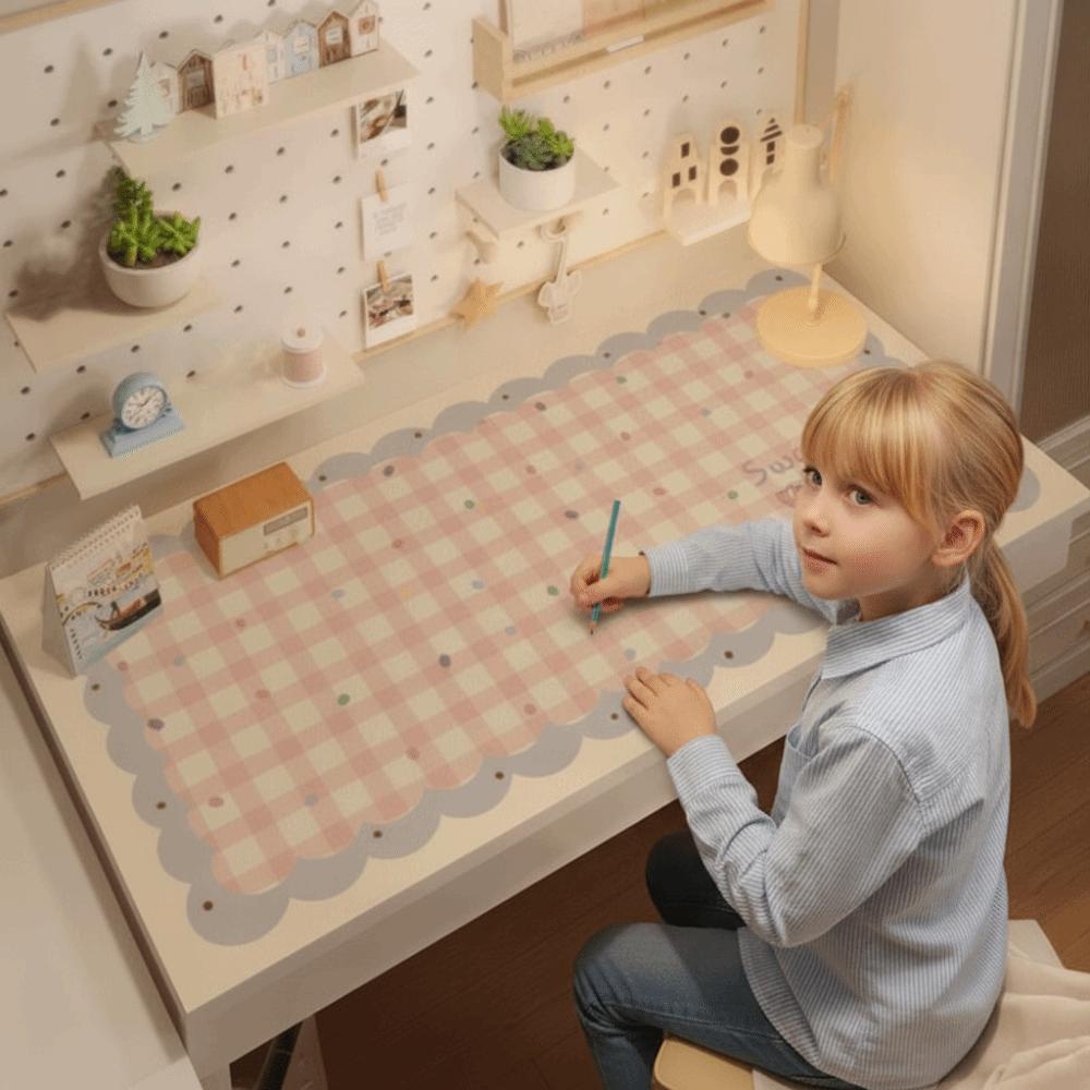 Waterproof Desk Mat Cartoon Keyboard Mat Study Cushion Table Protector Classroom
