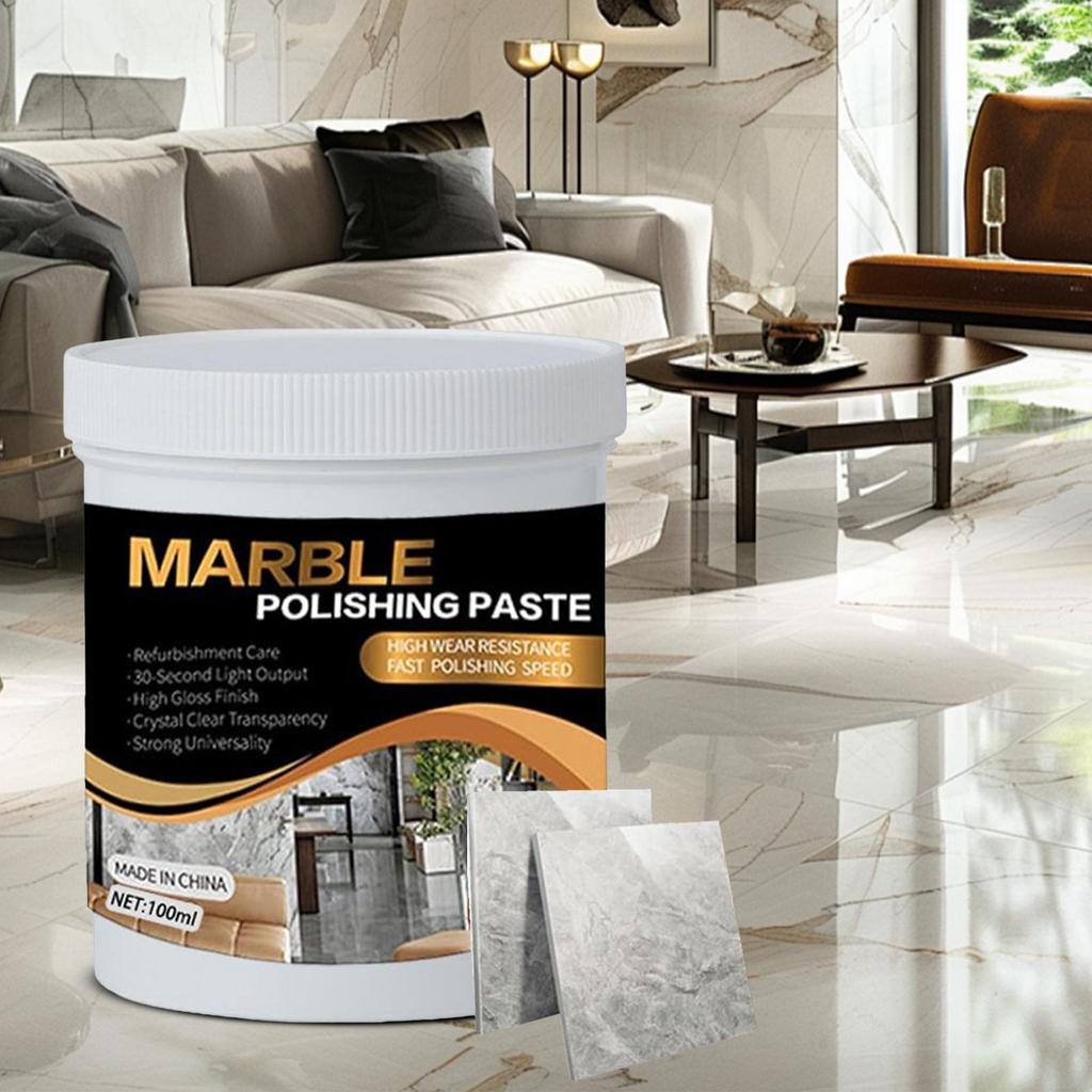 100ml Granite Polish Cleaner Quartz Countertop Shine Restorer for Floor Counter Tub Porcelain Sink Bathroom Commercial Supplies