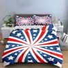 Patriotic Three-Piece Decor Set Soft Comfortable Duvet Cover Bedding Set Included 1*Duvet Cover & 2*Pillowcases, Gift
