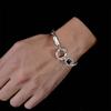 Trendy Heart Pendant Bracelet For Man Woman Non Fading Titanium Steel Hip Hop Luxury Love Couple Jewelry Kpop Gift Accessories