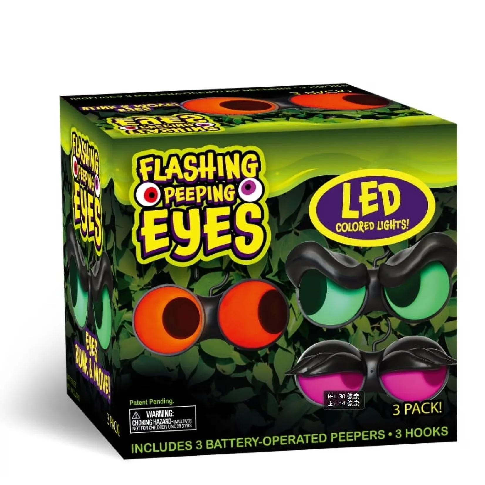 

Joyfy Halloween Animated 3 Packs Flashing Peeping Eyes Lights Decorations for Halloween Car Decorations