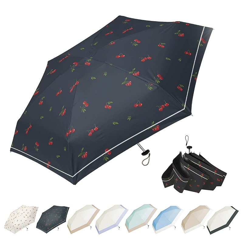 

[Extremely light umbrella 180g/UV protection] Parasol folding umbrella For both rain and shine small size folding umbrella Completely blacked out
