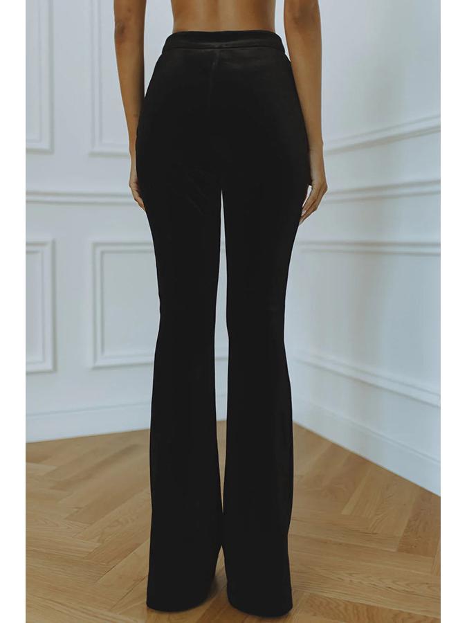 Autumn Winter 2025 Velvet Korean Suit Set - Women's Long Sleeve Commuting Party Two-Piece.