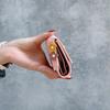 Japanese and Korean Buckles Soft Wallet Fashion Mini Fold Card Bag Simple New Small Purse Men's Women's PU Zipper  Short
