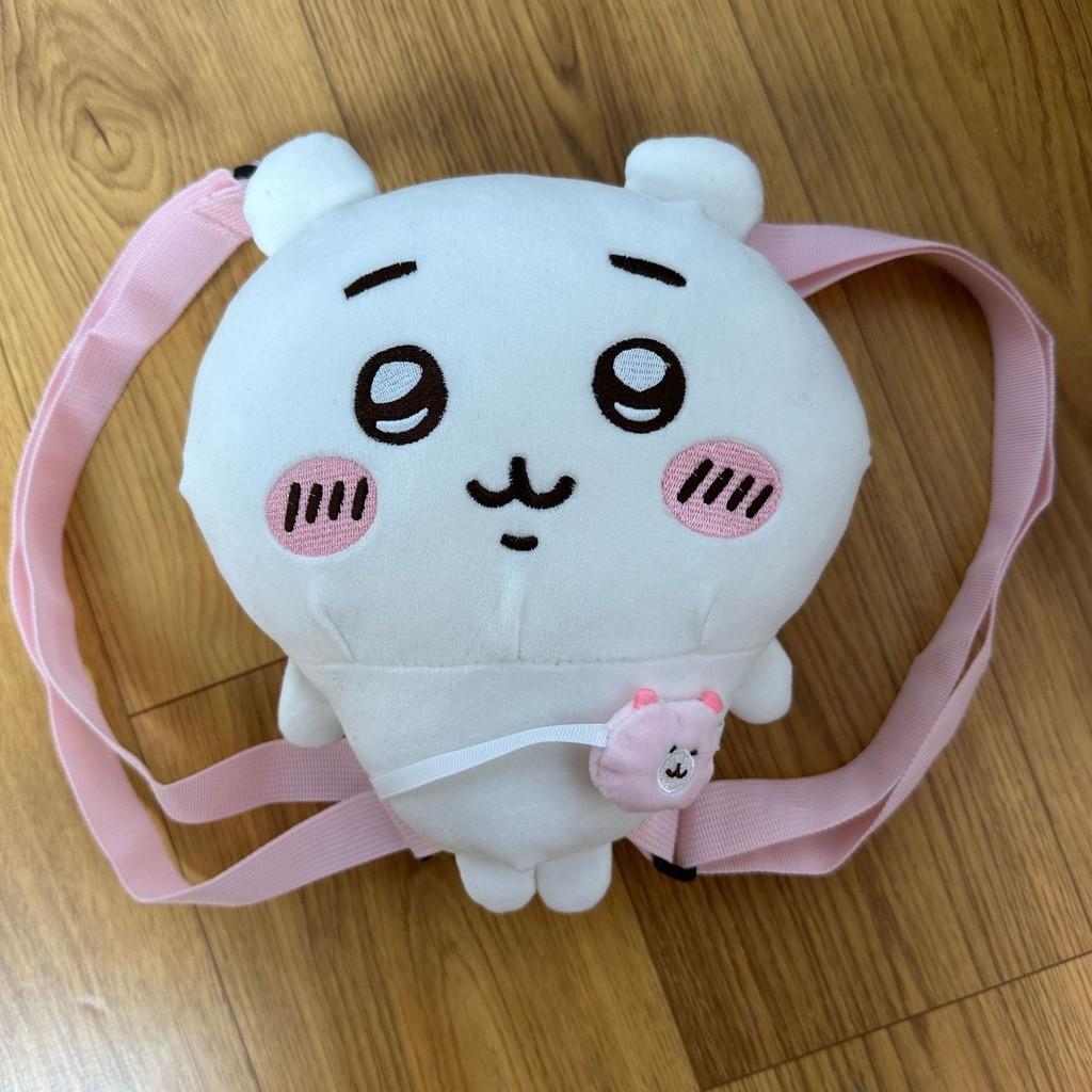 Chiikawa Cartoon Plush Embroidered Shoulder Bag With Transparent Pvc For Daily Use