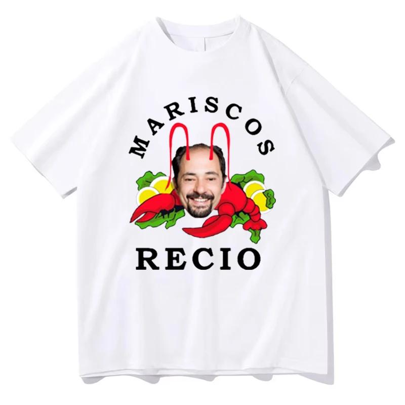 

2025 RECIO Printed Tshirt Women Unisex Funny Casual Loose Round Neck Short Sleeve Tops Tshirt Fashion Hip Hop Y2K Tshirt S