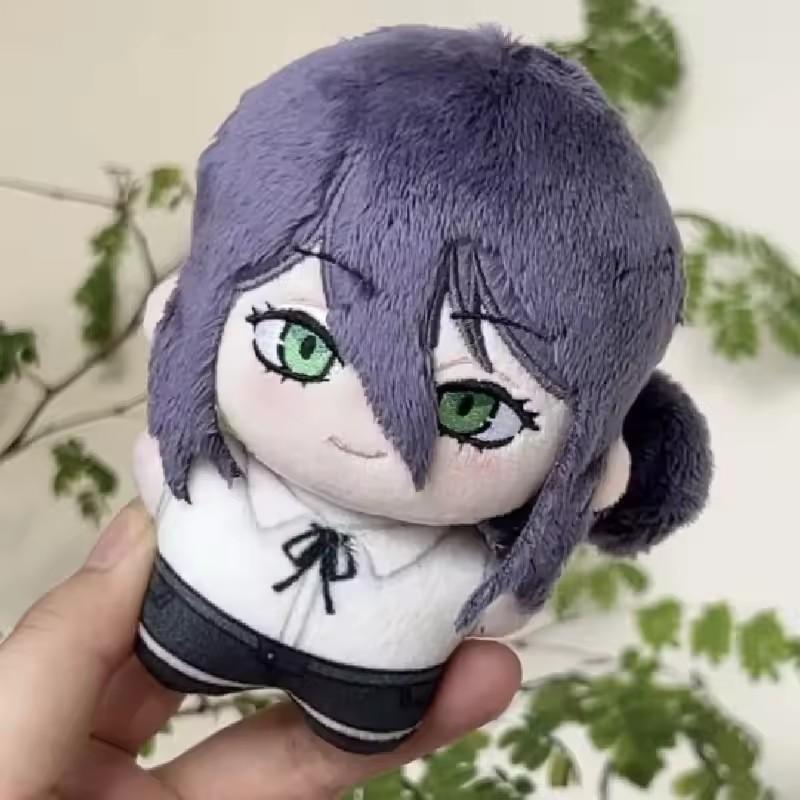 Neue Anime-Kettensägenmann Denji & Reze Plüschpuppe Niedlich 10cm Stofftier Schlüsselanhänger Weihnachtsgeschenk Für Fans Tasche Anhänger Heimdekoration