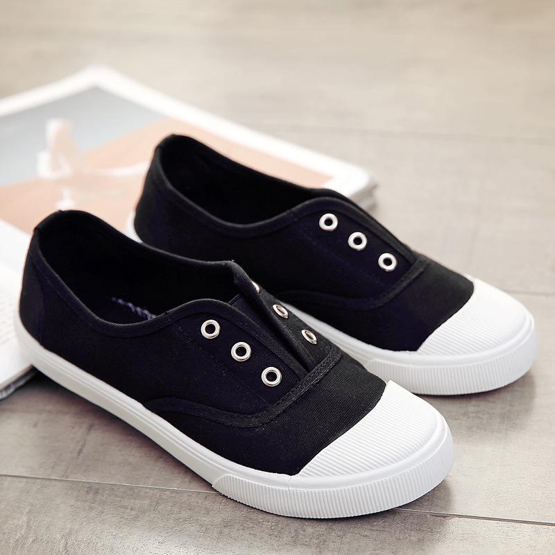 2025 Spring Canvas Shoes: Unisex Casual Low-Cut Flats in Korean Style