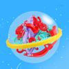 Space Maze Ball Develop Observation Ability 3D Plastic Space Ball Bearing Maze Game for Kids