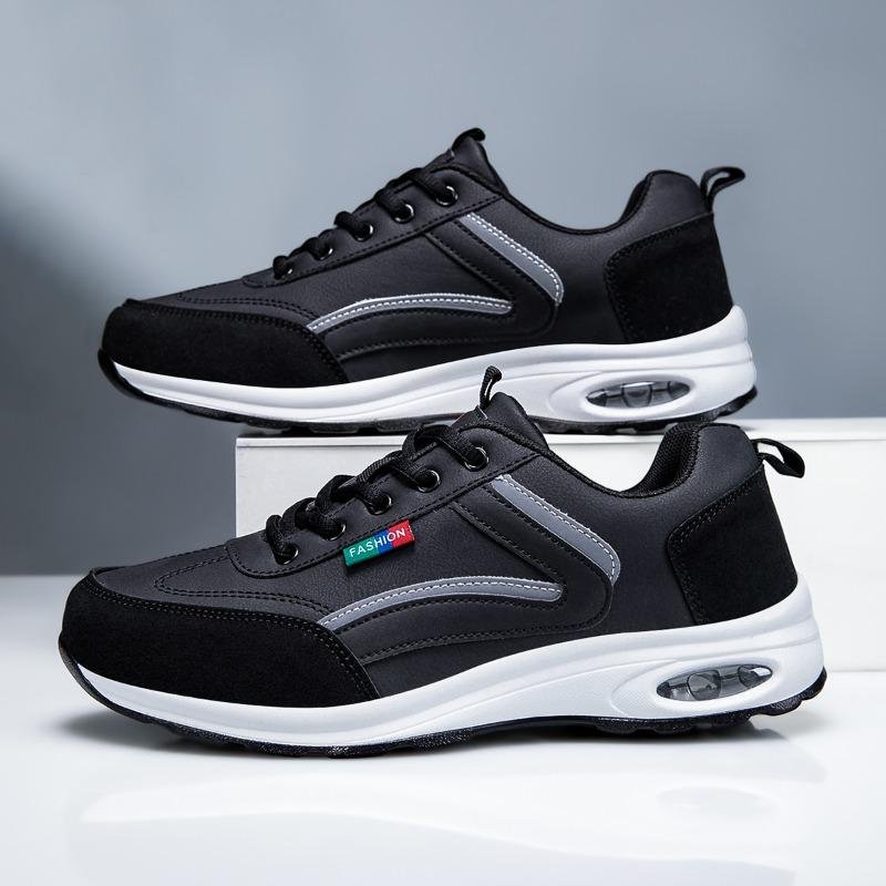 

2025 Новые высококачественные профессиональные мужские спортивные туфли Стабильные и удобные кроссовки Нескользящие и предотвращающие появление запаха туфли для ходьбы 39 чёрный