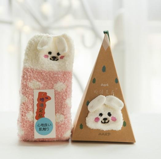 Cute animal warm socks, Christmas socks, thick socks