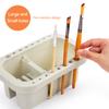 3 IN 1 Multi-Use Paint Brush Basin with Brushes Holder Washer Trays Palette Box Paint Brush Cleaner Plastic Artist Cleaner Cup