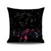 Piano Key Wonderful Notes Decorative Pillowcase Car Sofa Art Piece Office Seat Cushion Cover Home Decoration