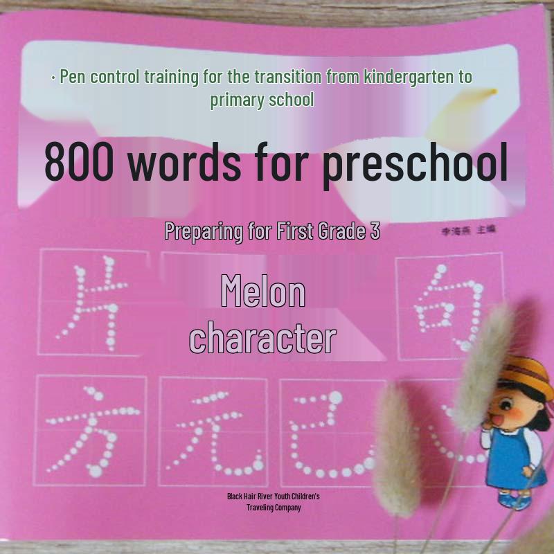 800 Character Calligraphy & Pen Control Practice Book for Preschool To Primary Transition