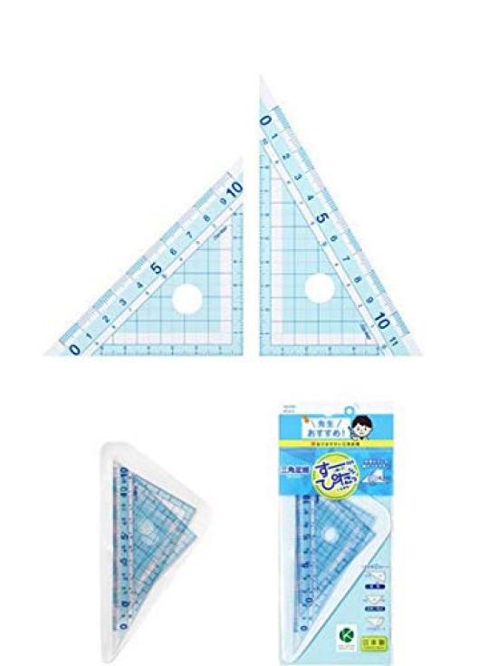 

Reimei Teacher Recommended Triangular Ruler Small APJ212 2 [x pieces]