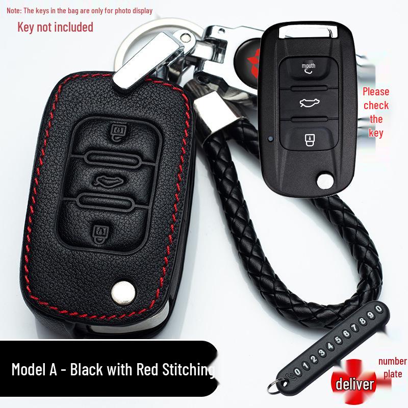 Wuling Mini EV & Hongguang Series Genuine Leather Key Case