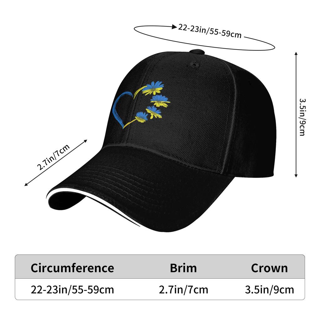 Spring Ukraine Flag Sunflower Vintage Ukrainian Lovers Ukraine Baseball Cap Kpop Rock Retro Sun Trucker Hat Men Baseball Caps