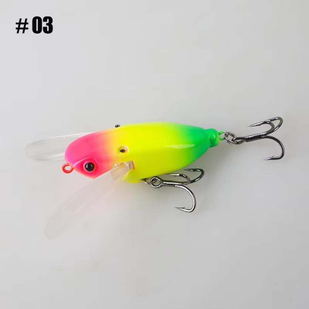 6.5g Topwater Fishing Lure Floating Type Cicada Fishing Lure NEW Crawling Surface Lure  For Bass