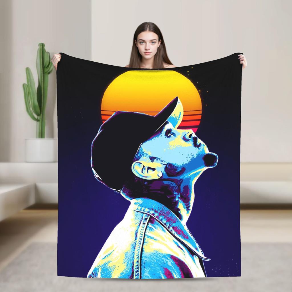 Chris Brown Breezy Bowl XX Tour Blankets Quality Soft  Bedding Throws Winter Picnic Home Decor Comfortable Bedspread
