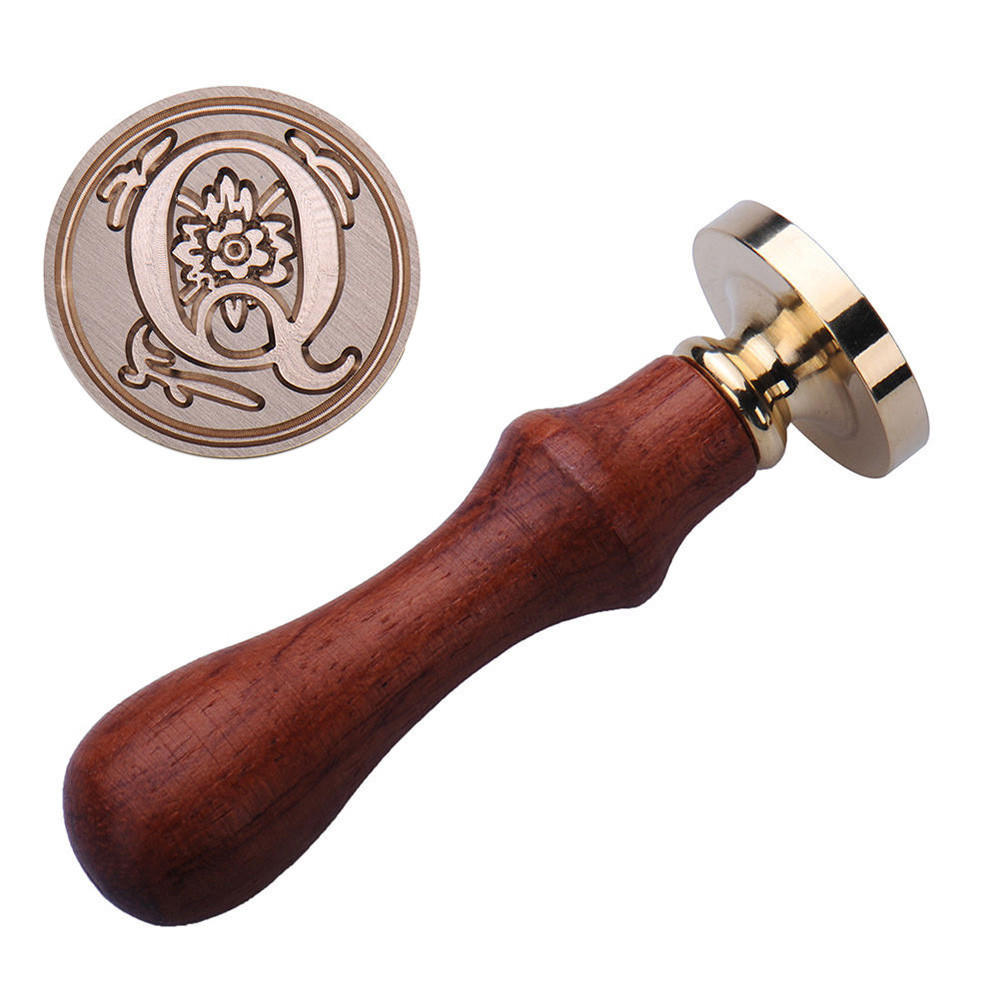 Retro Classic Alphabet Initial Sealing Wax Seal  Invitations Letter 