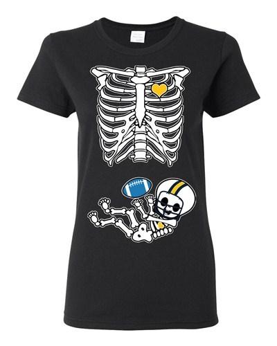 Baby Skeleton San Diego Football Ladies DT T-Shirt Tee Unisex T-Shirt XXL