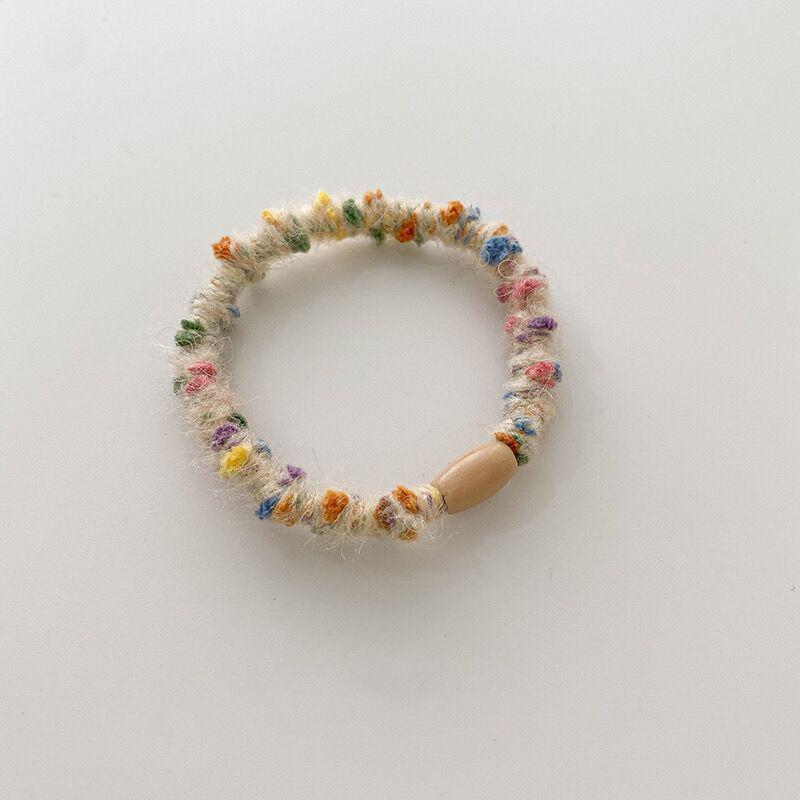 

Разноцветные плюшевые резинки для волос: Эластичные, Прочные, Универсальные резинки для хвостиков для детей - Идеально подходят для осени и зимы