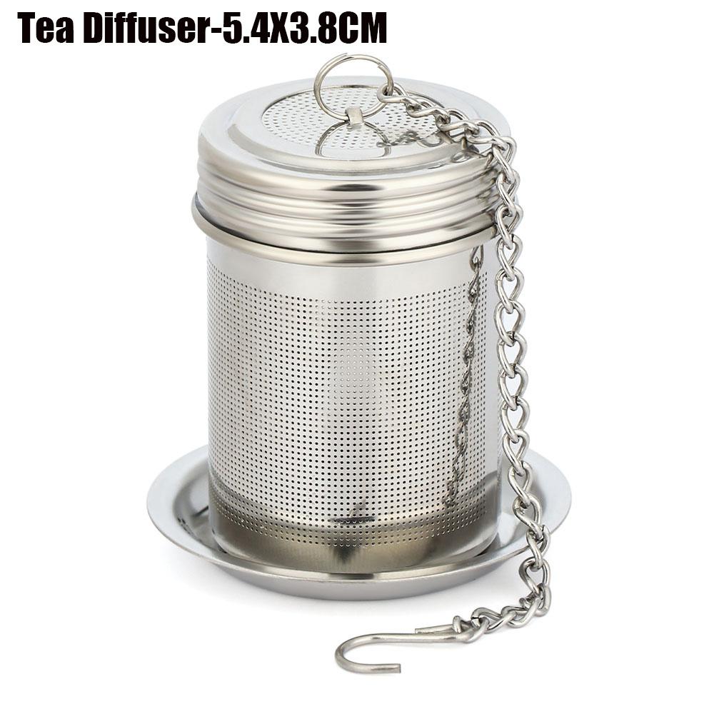 New 1set Reusable Fine Tea Strainer Filters Kongfu Stainless Steel Mesh Colander Reusable Teapot Infuser With Handle