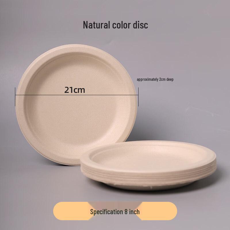 Biodegradable Wheat Straw Disposable Plates & Dishes
