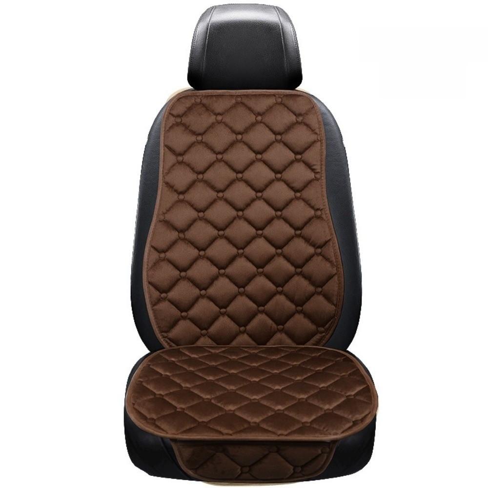 Solid Color Car Seat Covers Thick SUV Seat Mats Universal Seat Cushion