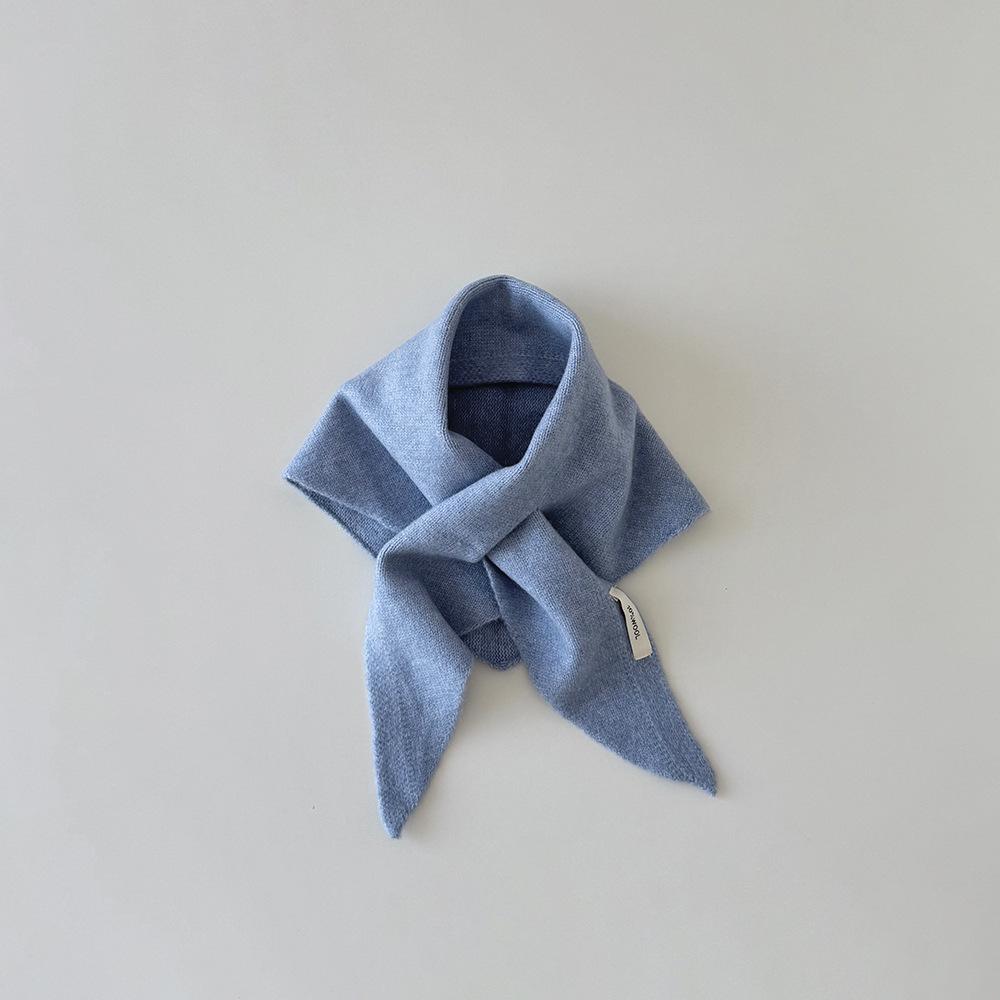 

Дети, Шарфы, Треугольные шарфы, Тепло, Детские ожерелья светло-синий