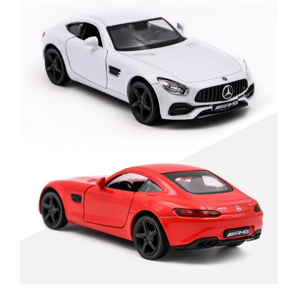 1/36 Mercedes Benz AMG GTS Diecast Car Model SupercarToy Vehicles Pull Back Alloy Metal High Simulation for Collection Gift F332