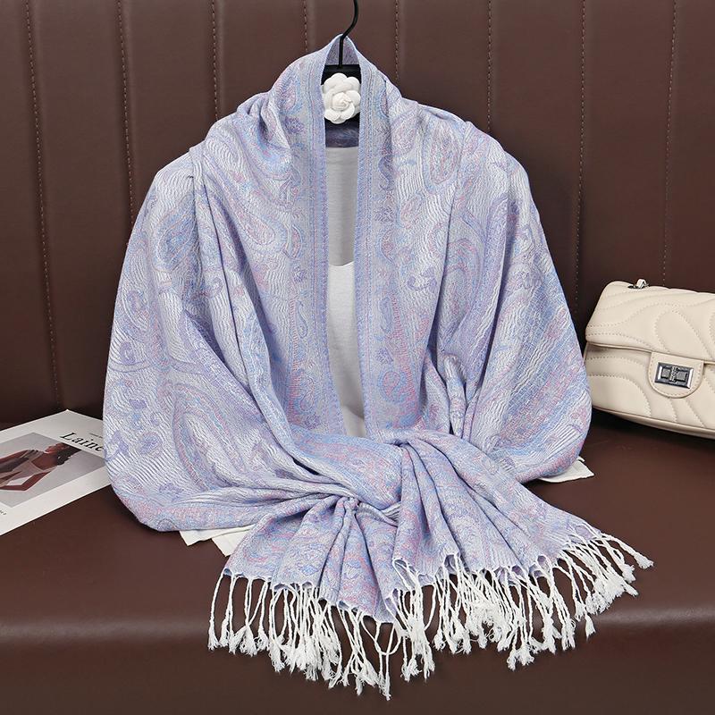 

[T375] Этнический стиль Кисточки Одеяло Толстая Пашмина Зимняя Теплая Шаль Накидка Кашемировый Жаккардовый Шарф Женский Шейный платок Пончо Столы 70x190cm