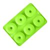 Food-Grade 6-Cavity High-Temperature Resistant Silicone Donut Mold - Easy Release Baking Tool