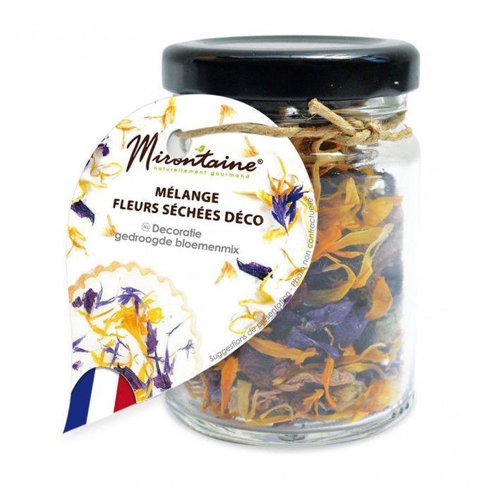 Mélange de fleurs séchées comestibles pour pâtisserie 18 g