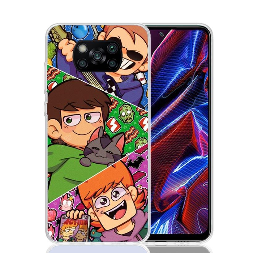 Anime Cartoon Eddsworld Phone Case For Xiaomi Poco F7 Ultra X7 X6 Pro X5 Redmi 15 15C 13 13C 12 12C 10 10A 10C 9 9A 9C 9T Shell