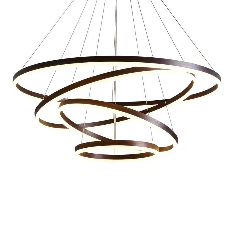 Modern Geometric LED Chandelier