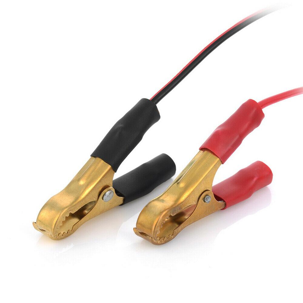 Priză pentru brichetă auto 12V/ 24V la baterie clemă crocodil crocodil cu 3 bucăți siguranțe