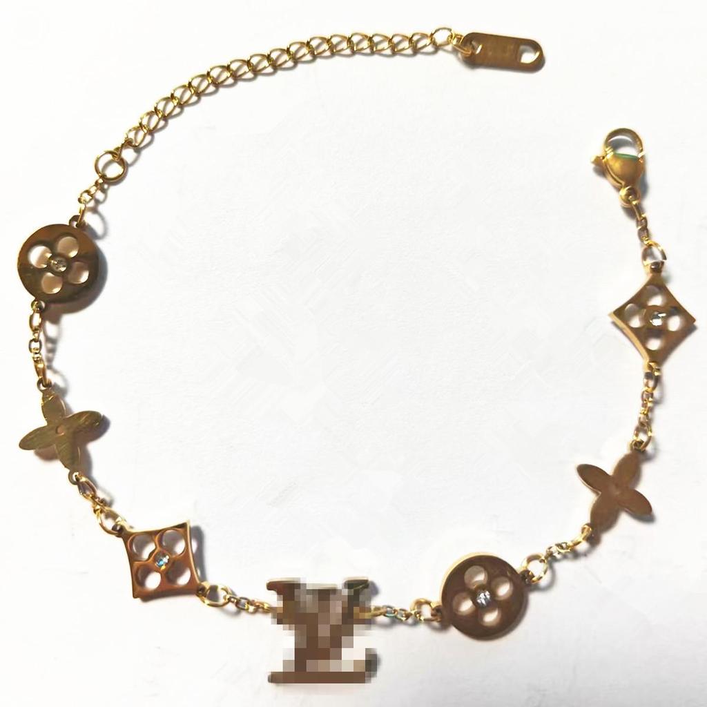 Versatile Stainless Steel Bracelet - Fashionable, Non-fading, Washable, with Distinctive Designs